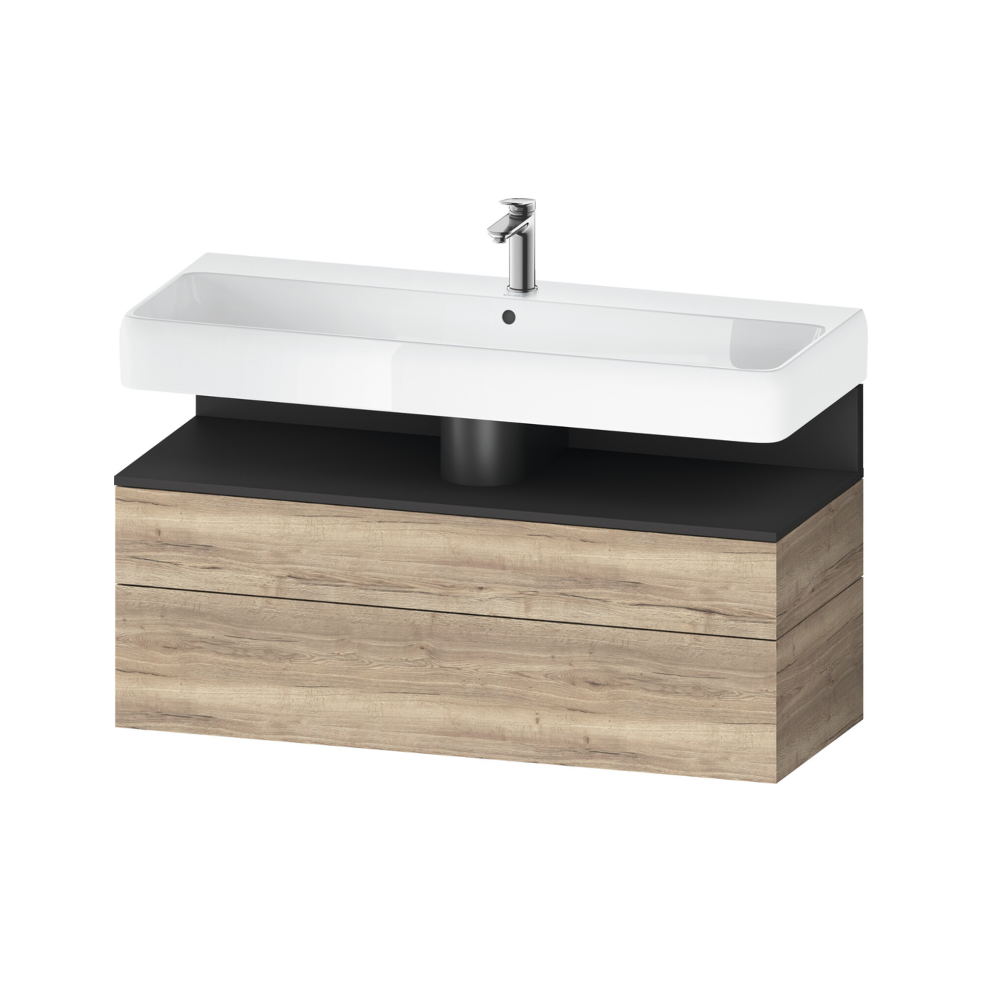 Duravit Waschtischunterschrank Qatego 119x47x59cm, gra m/E ma, 1 Kast, m B