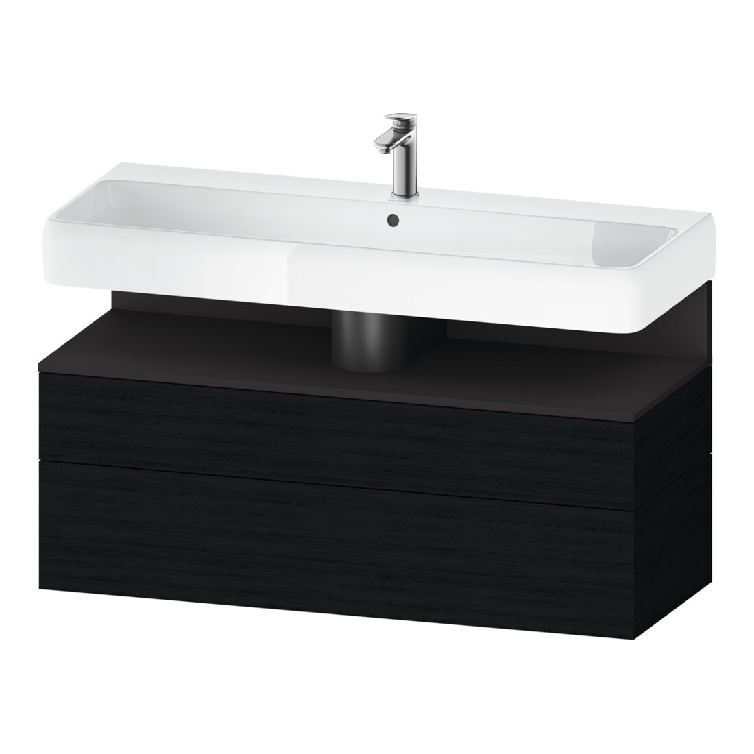 Duravit Waschtischunterschrank Qatego 119x47x59cm, gra m/E s, 1 Kast, 1 Ausz.
