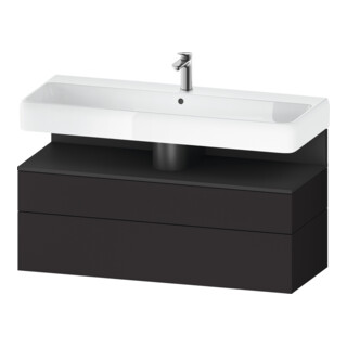 Duravit Waschtischunterschrank Qatego 119x47x59cm, gra m/Gr m, 1 Kast, 1 Ausz.