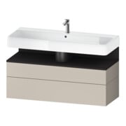 Duravit Waschtischunterschrank Qatego 119x47x59cm, gra m/ta m, 1 Kast, 1 Ausz.