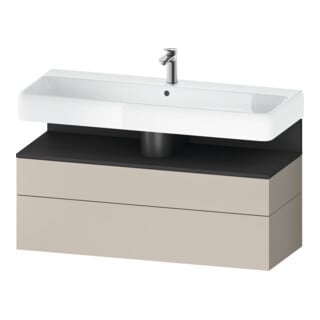 Duravit Waschtischunterschrank Qatego 119x47x59cm, gra m/ta m, 1 Kast, m B