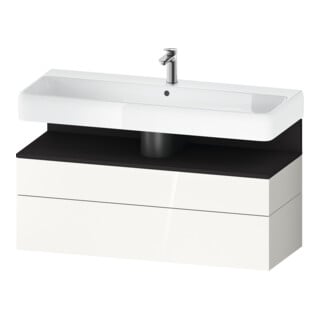 Duravit Waschtischunterschrank Qatego 119x47x59cm, gra m/we g, 1 Kast, 1 Ausz.