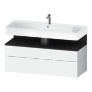 Duravit Waschtischunterschrank Qatego 119x47x59cm, gra m/we m, 1 Kast, 1 Ausz.