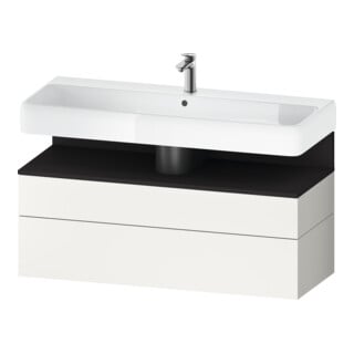 Duravit Waschtischunterschrank Qatego 119x47x59cm, gra m/we m, 1 Kast, 1 Ausz.