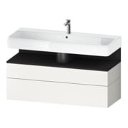 Duravit Waschtischunterschrank Qatego 119x47x59cm, gra m/we m, 1 Kast, 1 Ausz.