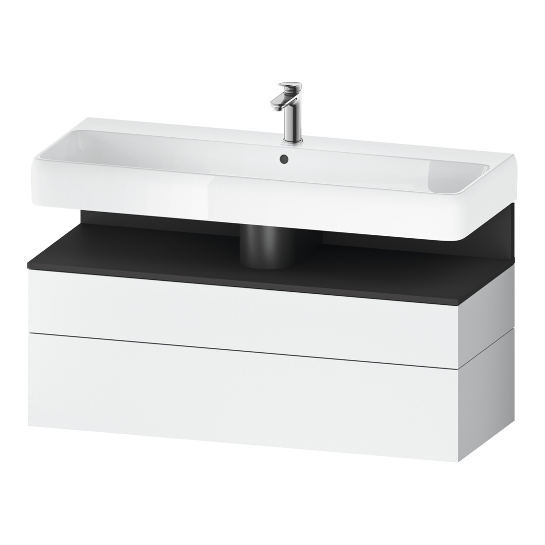 Duravit Waschtischunterschrank Qatego 119x47x59cm, gra m/we m, 1 Kast, m B