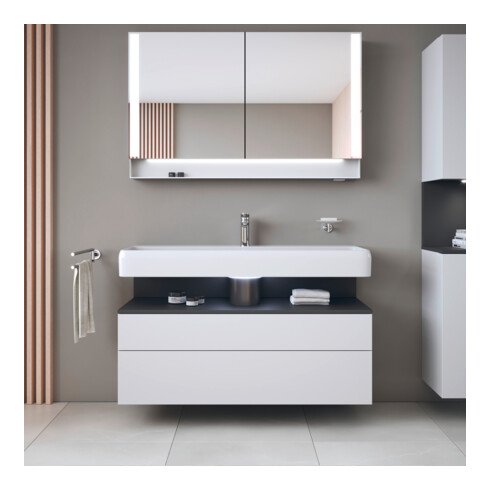 Duravit Waschtischunterschrank Qatego 119x47x59cm, gra m/we m, 1 Kast, m B