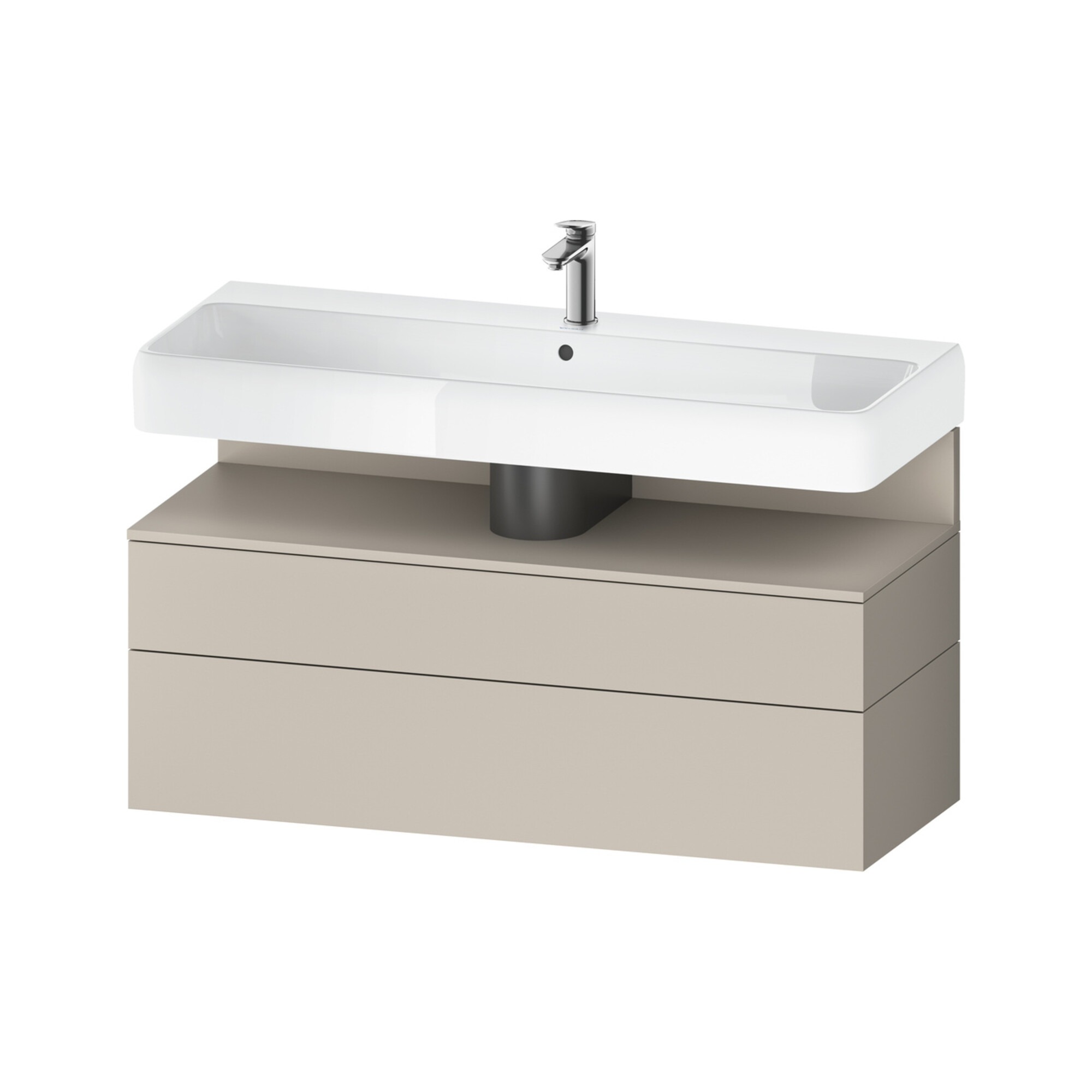 Duravit Waschtischunterschrank Qatego 119x47x59cm, T m, 1 Kast, m Nischenb
