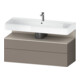 Duravit Waschtischunterschrank Qatego 119x47x59cm, T m/ba m, 1 Kast, 1 Ausz.