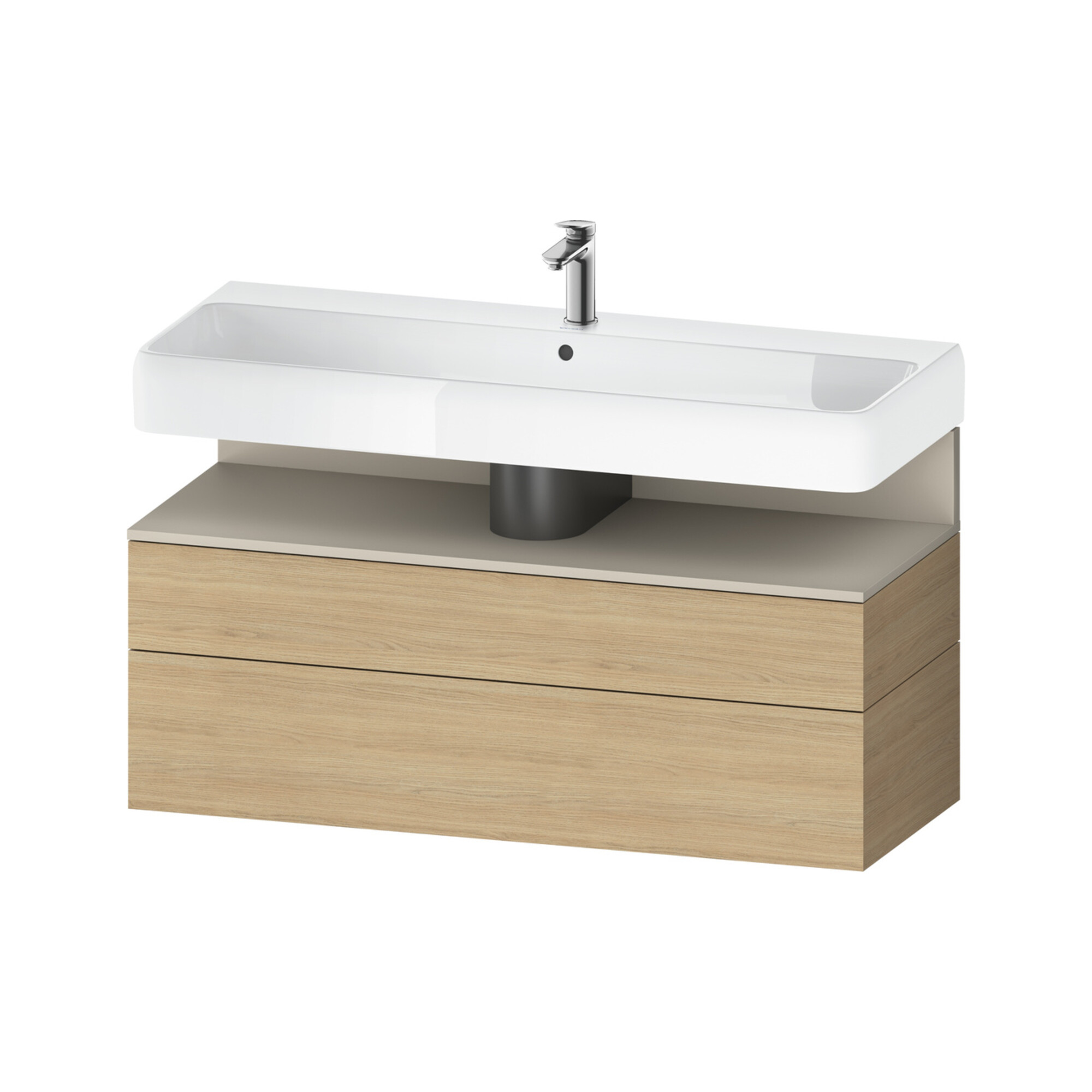 Duravit Waschtischunterschrank Qatego 119x47x59cm, T m/E N, 1 Kast, m Nischenb