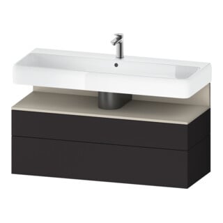Duravit Waschtischunterschrank Qatego 119x47x59cm, T m/Gr m, 1 Kast, 1 Ausz.