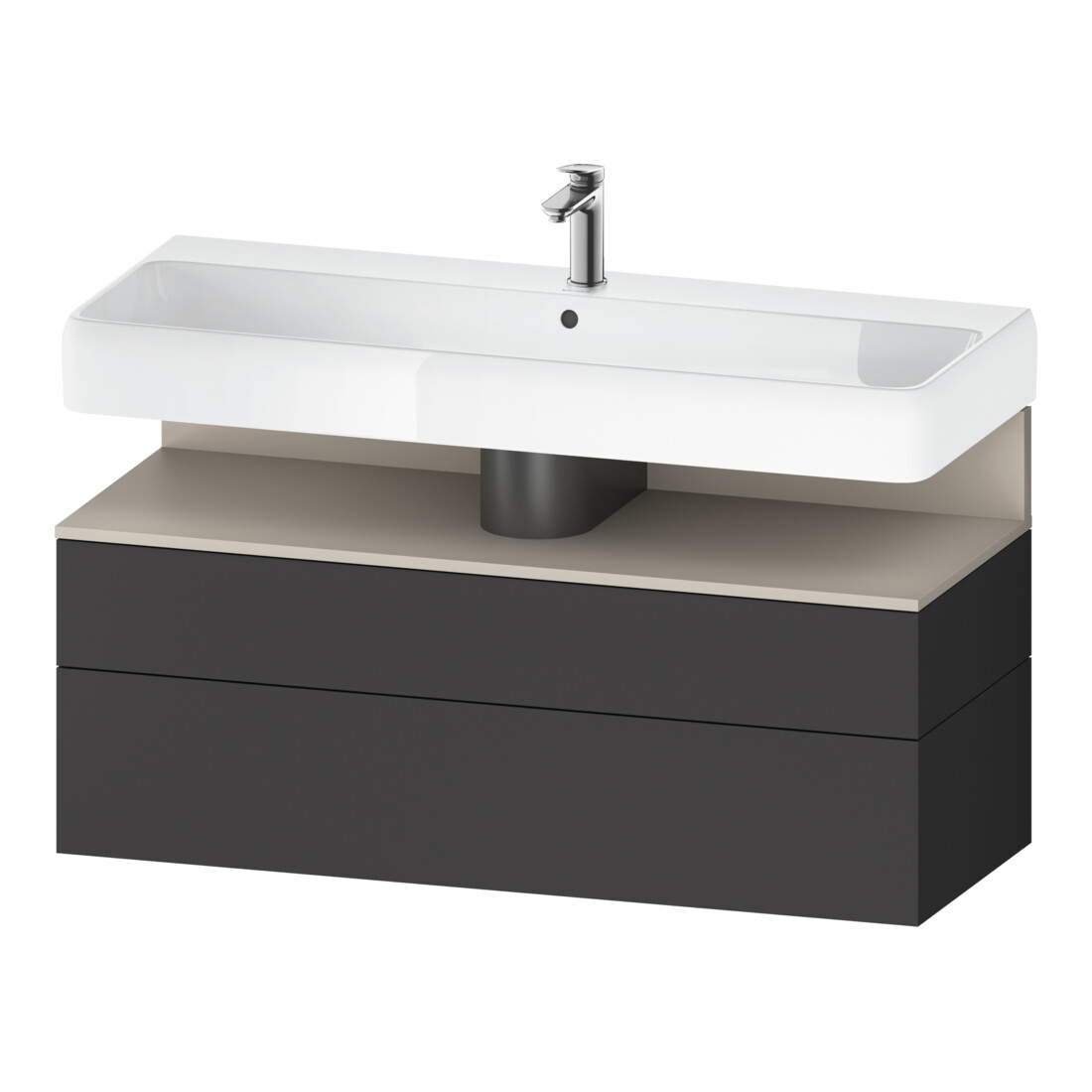 Duravit Waschtischunterschrank Qatego 119x47x59cm, T m/Gr m, 1 Kast, m B