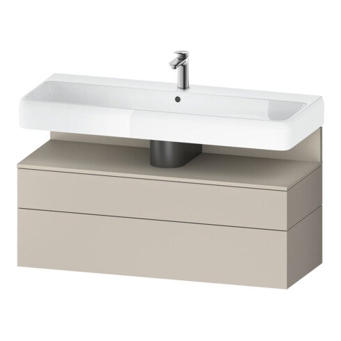 Duravit Waschtischunterschrank Qatego 119x47x59cm, T m/ta m, 1 Kast, 1 Ausz.