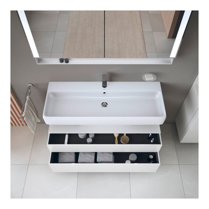 Duravit Waschtischunterschrank Qatego 119x47x59cm, w g, 1 Kast, m Nischenb