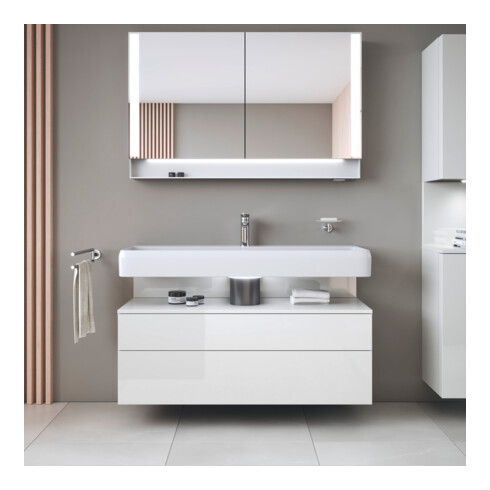 Duravit Waschtischunterschrank Qatego 119x47x59cm, w g, 1 Kast, m Nischenb