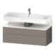 Duravit Waschtischunterschrank Qatego 119x47x59cm, w g/b m, 1 Kast, m Nischenb-1