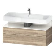 Duravit Waschtischunterschrank Qatego 119x47x59cm, w g/Ei ma, 1 Kast, 1 Ausz.-1