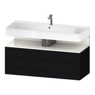 Duravit Waschtischunterschrank Qatego 119x47x59cm, w g/Ei s, 1 Kast, 1 Ausz.