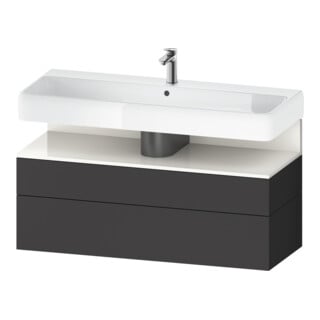 Duravit Waschtischunterschrank Qatego 119x47x59cm, w g/Gra m, 1 Kast, m B