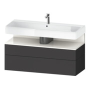 Duravit Waschtischunterschrank Qatego 119x47x59cm, w g/Gra m, 1 Kast, m B