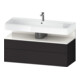 Duravit Waschtischunterschrank Qatego 119x47x59cm, w g/Gra m, 1 Kast, m B-1