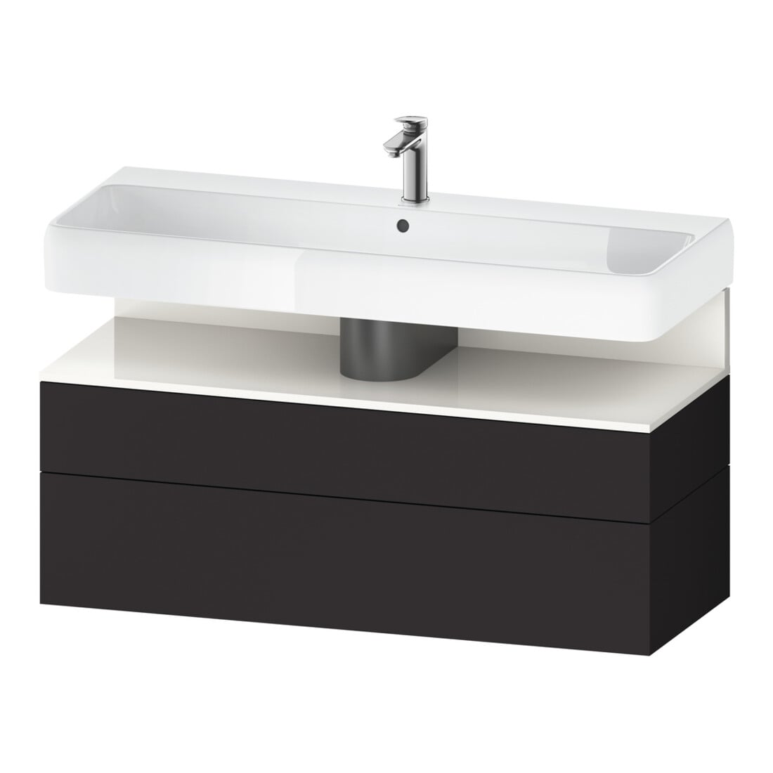 Duravit Waschtischunterschrank Qatego 119x47x59cm, w g/Gra m, 1 Kast, m B