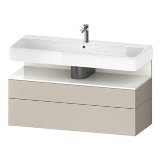 Duravit Waschtischunterschrank Qatego 119x47x59cm, w g/tau m, 1 Kast, 1 Ausz.