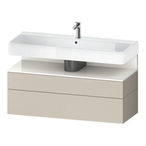 Duravit Waschtischunterschrank Qatego 119x47x59cm, w g/tau m, 1 Kast, m B