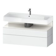 Duravit Waschtischunterschrank Qatego 119x47x59cm, w hgl/we m, 1 Kast, m B-1