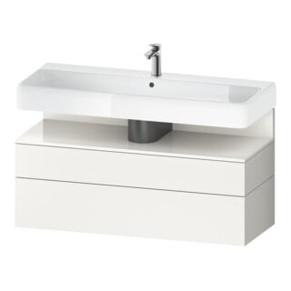 Duravit Waschtischunterschrank Qatego 119x47x59cm, w hgl/we m, 1 Kast, m B