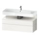 Duravit Waschtischunterschrank Qatego 119x47x59cm, w hgl/we m, 1 Kast, m B-1