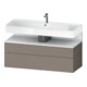 Duravit Waschtischunterschrank Qatego 119x47x59cm, w m/ba m, 1 Kast, 1 Ausz.