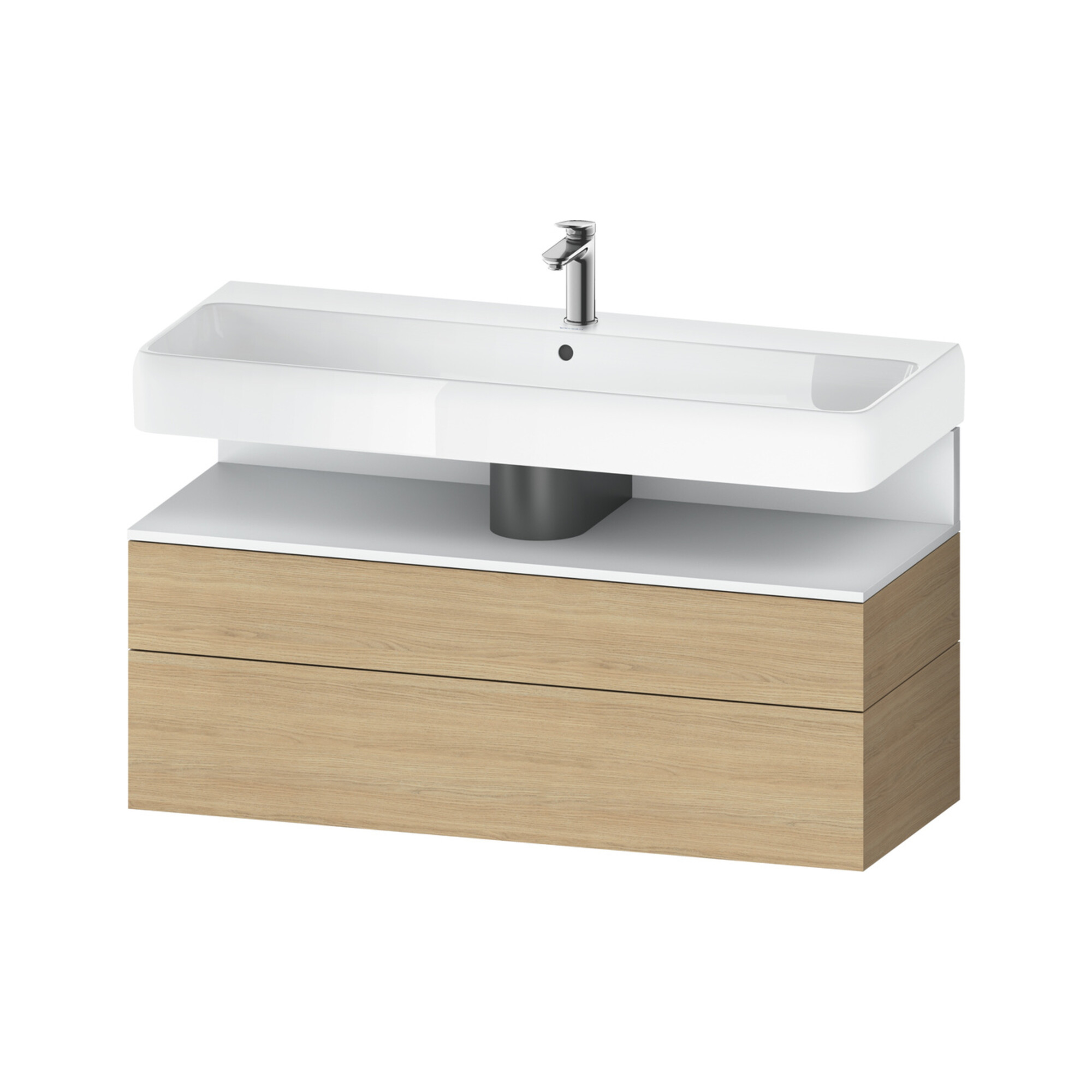 Duravit Waschtischunterschrank Qatego 119x47x59cm, w m/E N, 1 Kast, m Nischenb