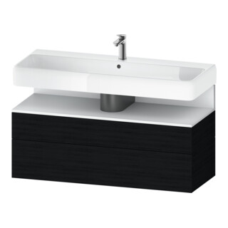 Duravit Waschtischunterschrank Qatego 119x47x59cm, w m/E s, 1 Kast, m Nischenb