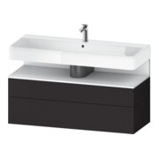 Duravit Waschtischunterschrank Qatego 119x47x59cm, w m/Gr m, 1 Kast, 1 Ausz.