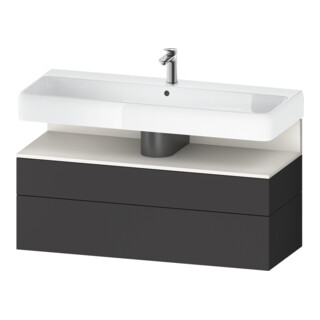 Duravit Waschtischunterschrank Qatego 119x47x59cm, w m/Gr m, 1 Kast, 1 Ausz.