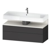 Duravit Waschtischunterschrank Qatego 119x47x59cm, w m/Gr m, 1 Kast, 1 Ausz.