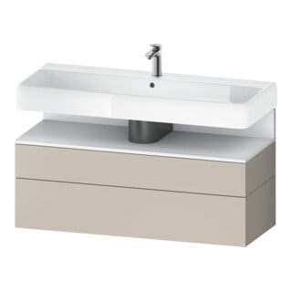 Duravit Waschtischunterschrank Qatego 119x47x59cm, w m/ta m, 1 Kast, 1 Ausz.