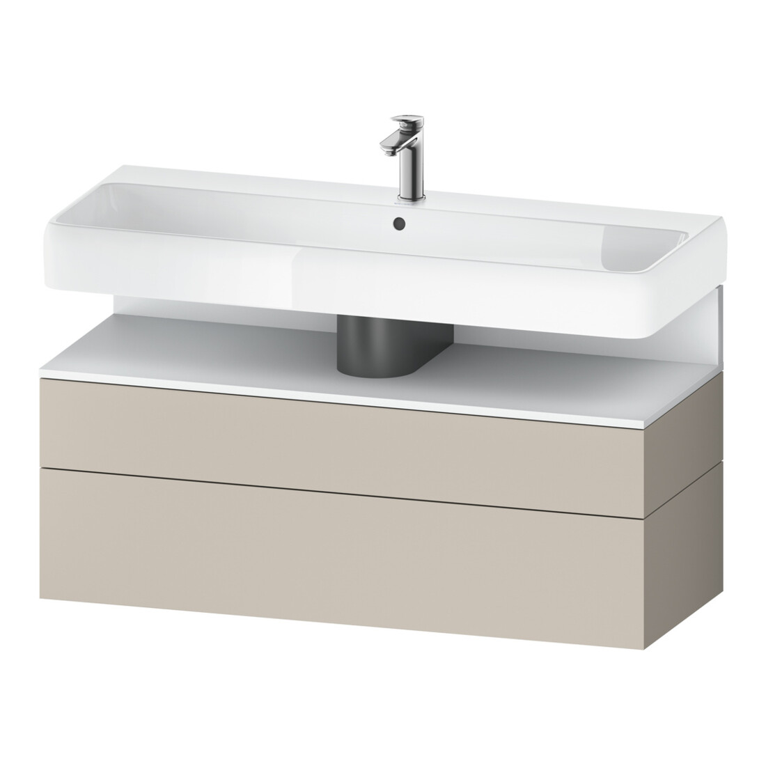 Duravit Waschtischunterschrank Qatego 119x47x59cm, w m/ta m, 1 Kast, 1 Ausz.