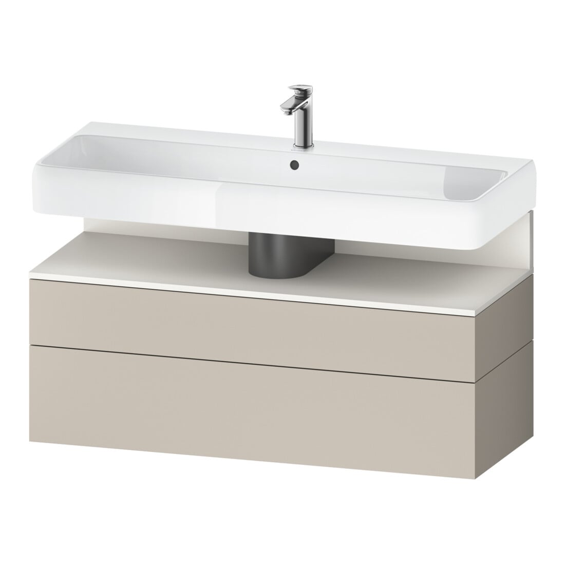 Duravit Waschtischunterschrank Qatego 119x47x59cm, w m/ta m, 1 Kast, 1 Ausz.