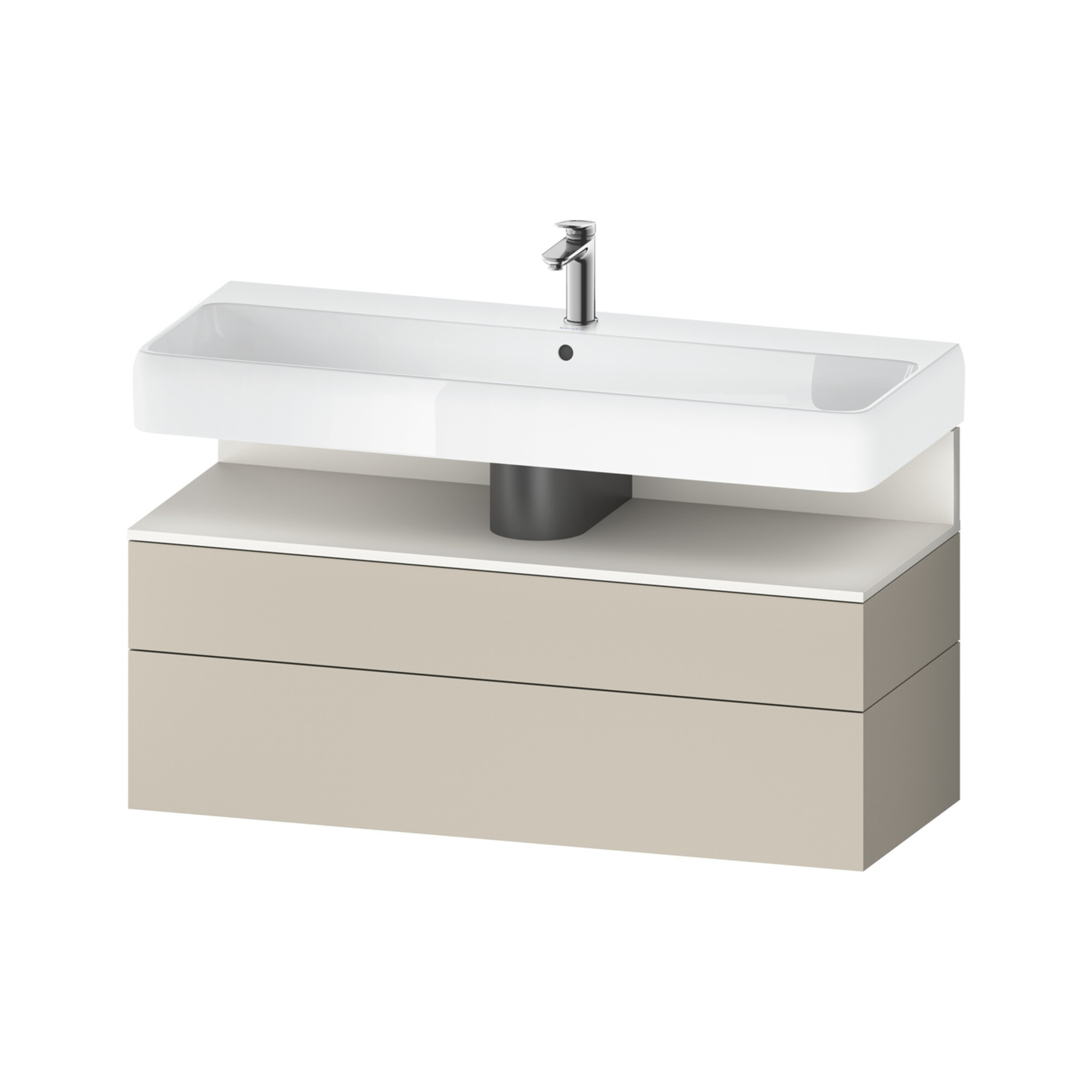 Duravit Waschtischunterschrank Qatego 119x47x59cm, w m/ta m, 1 Kast, 1 Ausz.