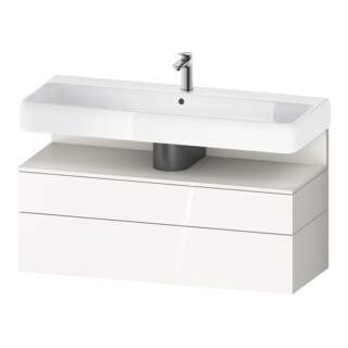 Duravit Waschtischunterschrank Qatego 119x47x59cm, w m/we g, 1 Kast, 1 Ausz.