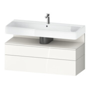 Duravit Waschtischunterschrank Qatego 119x47x59cm, w m/we g, 1 Kast, 1 Ausz.