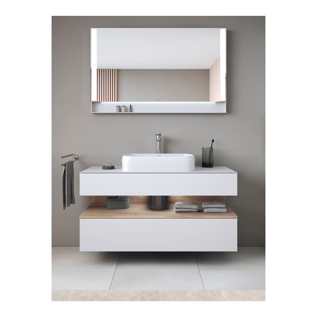Duravit Waschtischunterschrank Qatego 120x55x60cm, E Ma/w m, Pl, Nischenb