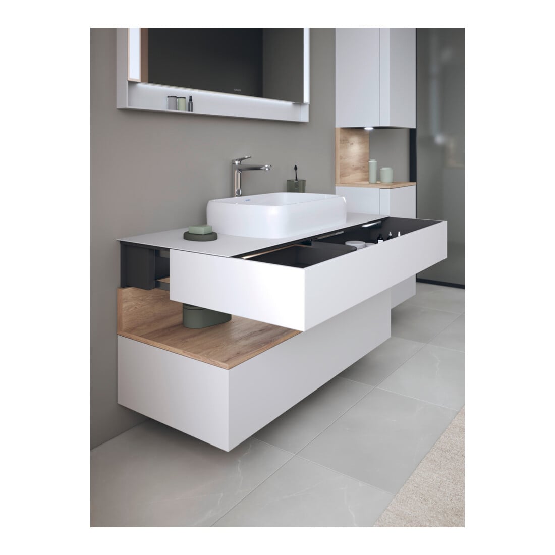 Duravit Waschtischunterschrank Qatego 120x55x60cm, E Ma/w m, Pl, Nischenb
