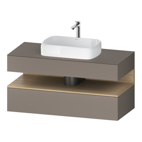 Duravit Waschtischunterschrank Qatego 120x55x60cm, E na/b m, Pl, 1 Schubkast.