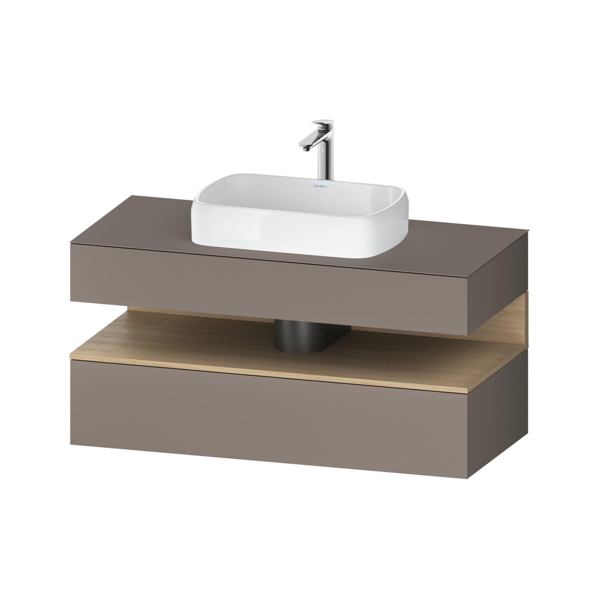 Duravit Waschtischunterschrank Qatego 120x55x60cm, E na/b m, Pl, Nischenb