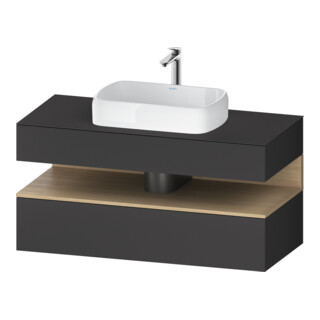 Duravit Waschtischunterschrank Qatego 120x55x60cm, E na/gra m, Pl, Nischenb