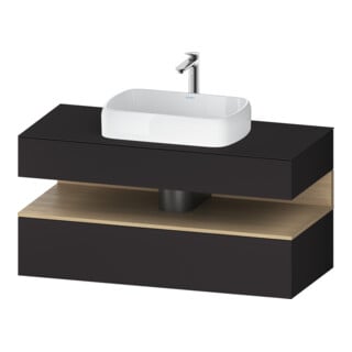 Duravit Waschtischunterschrank Qatego 120x55x60cm, E na/gra m, Pl, Nischenb