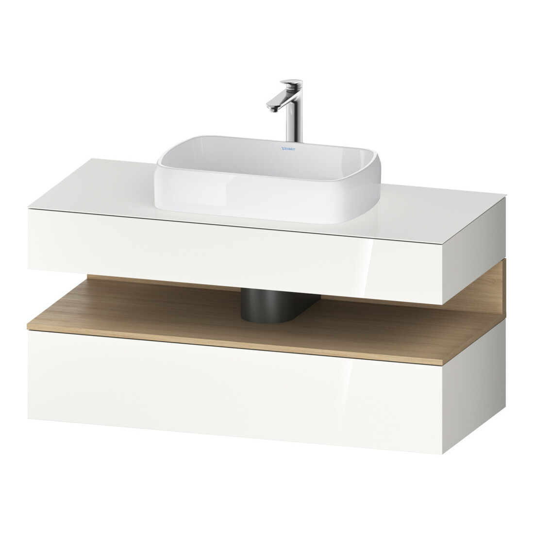 Duravit Waschtischunterschrank Qatego 120x55x60cm, E na/we g, Pl, 1 Schubkast.